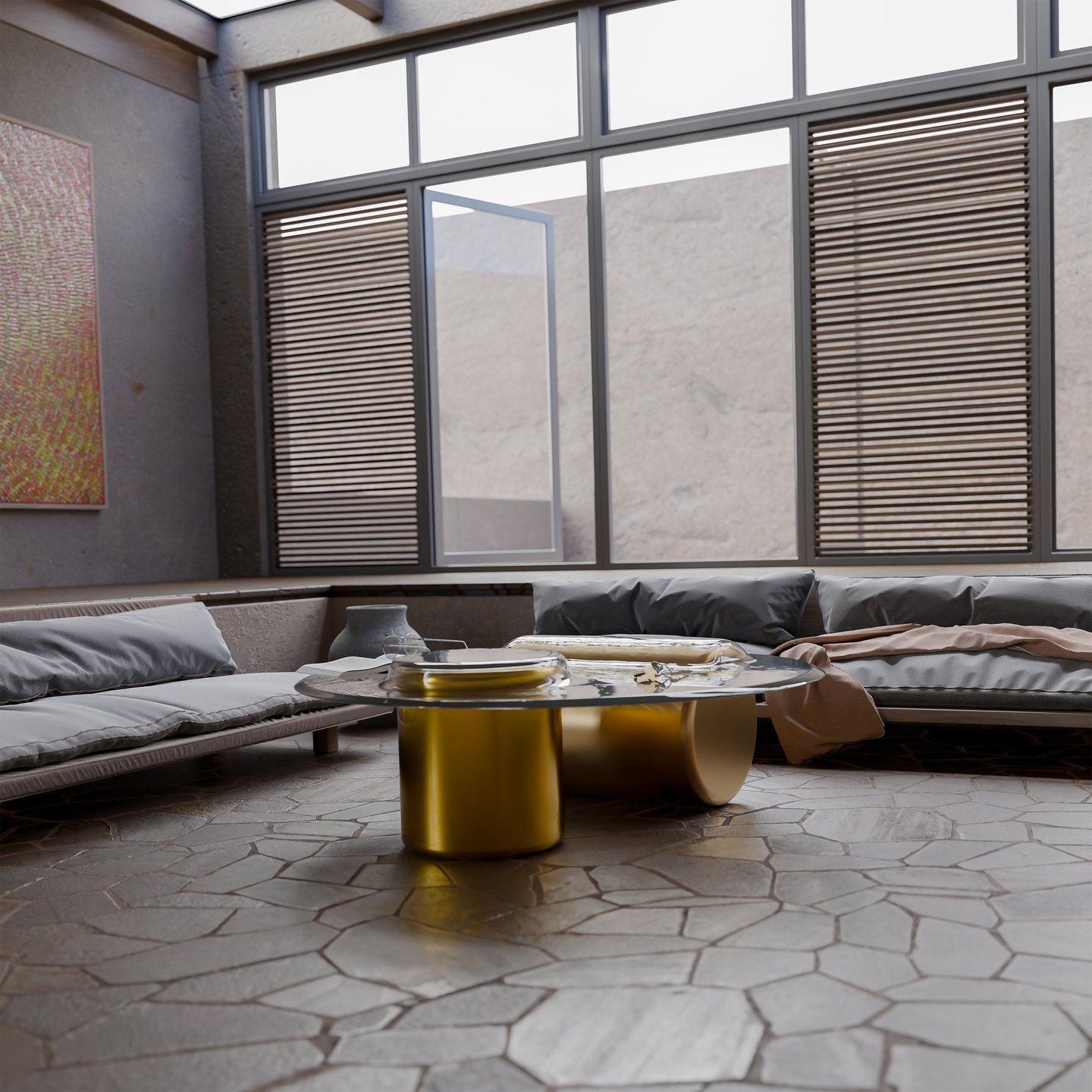 monolith coffee table solid form modern furniture minimalist design sculptural table contemporary 