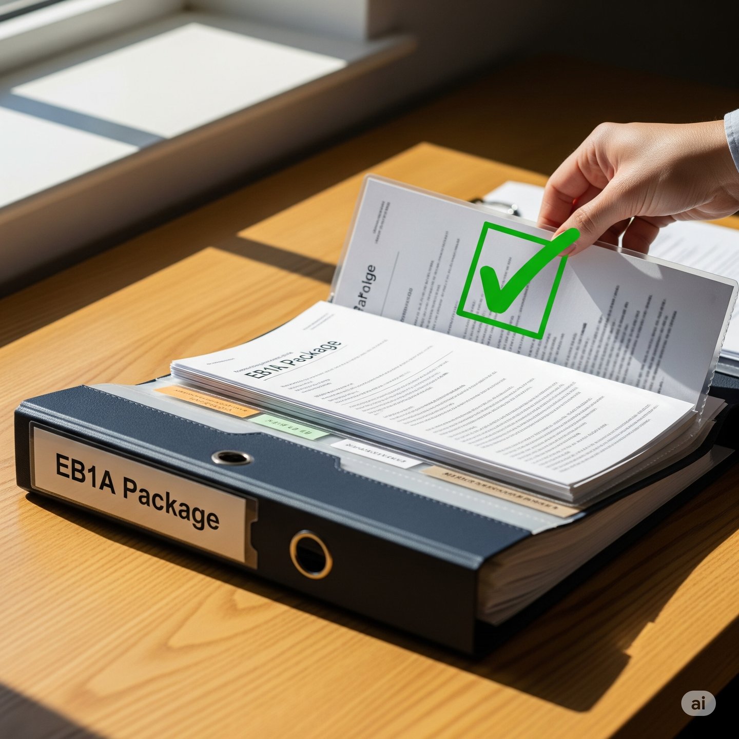 A file containing the entire EB1A package