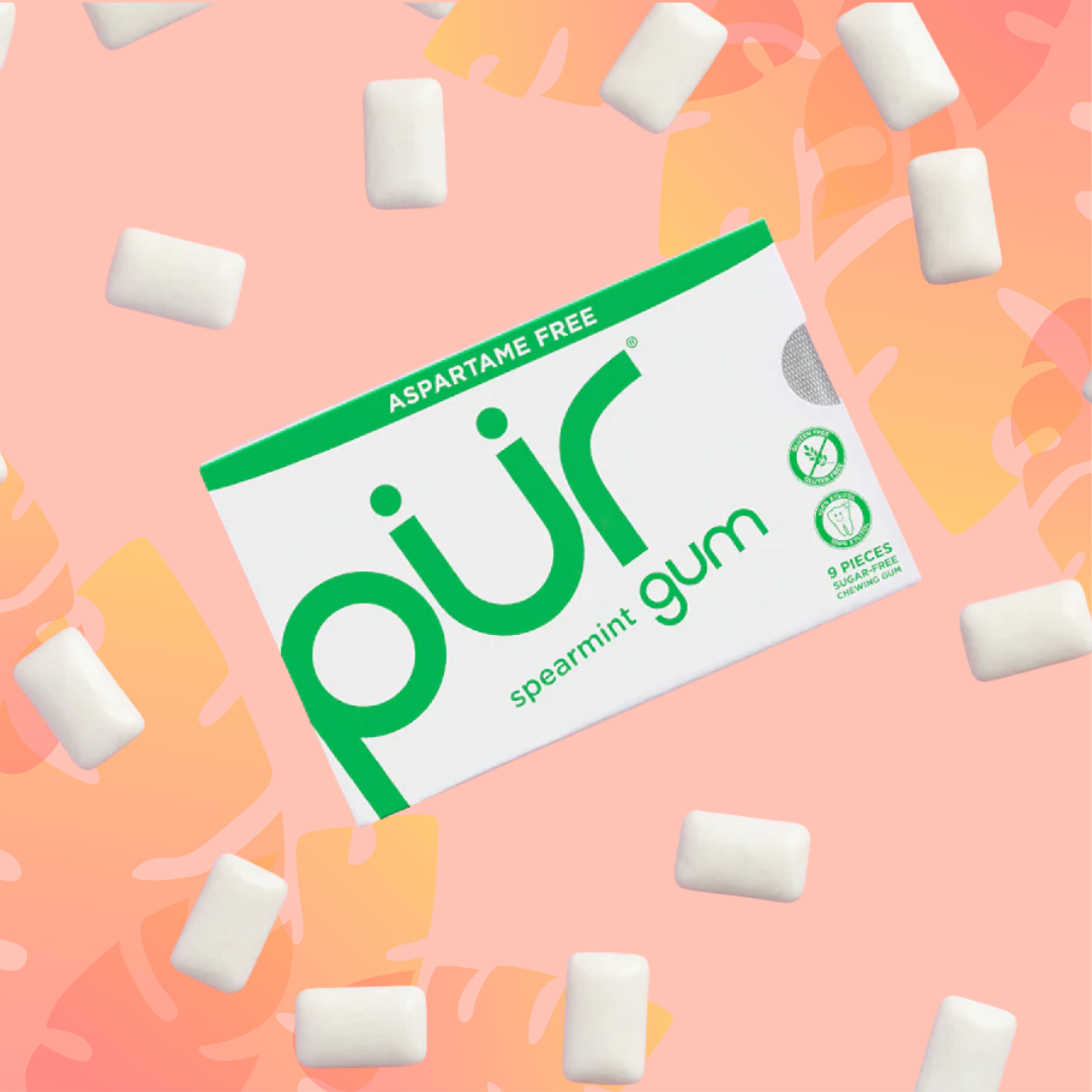 PUR Spearmint Chewing Gum