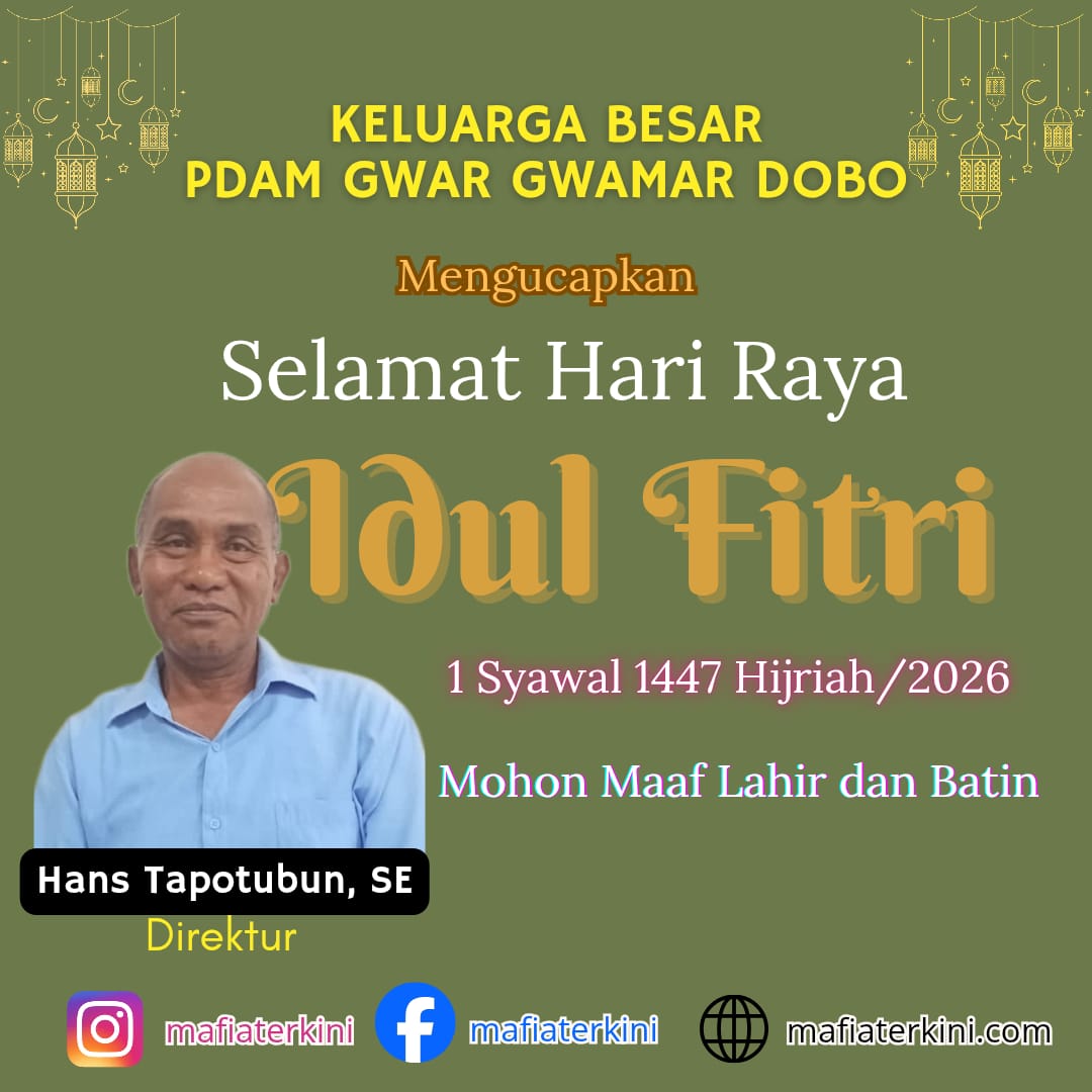 PDAM Gwar Gwamar Mengucapkan Selamat Hari Raya Idul Fitri