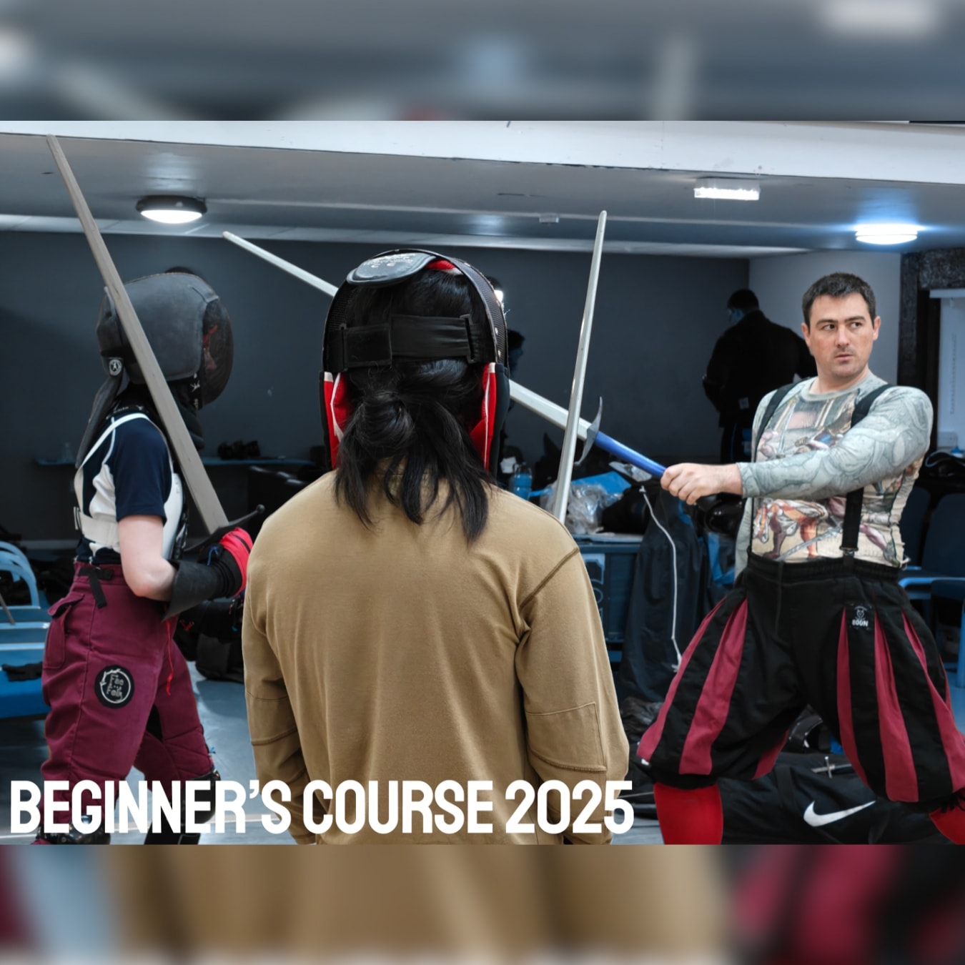 Beginners Longsword class, Summer 2025