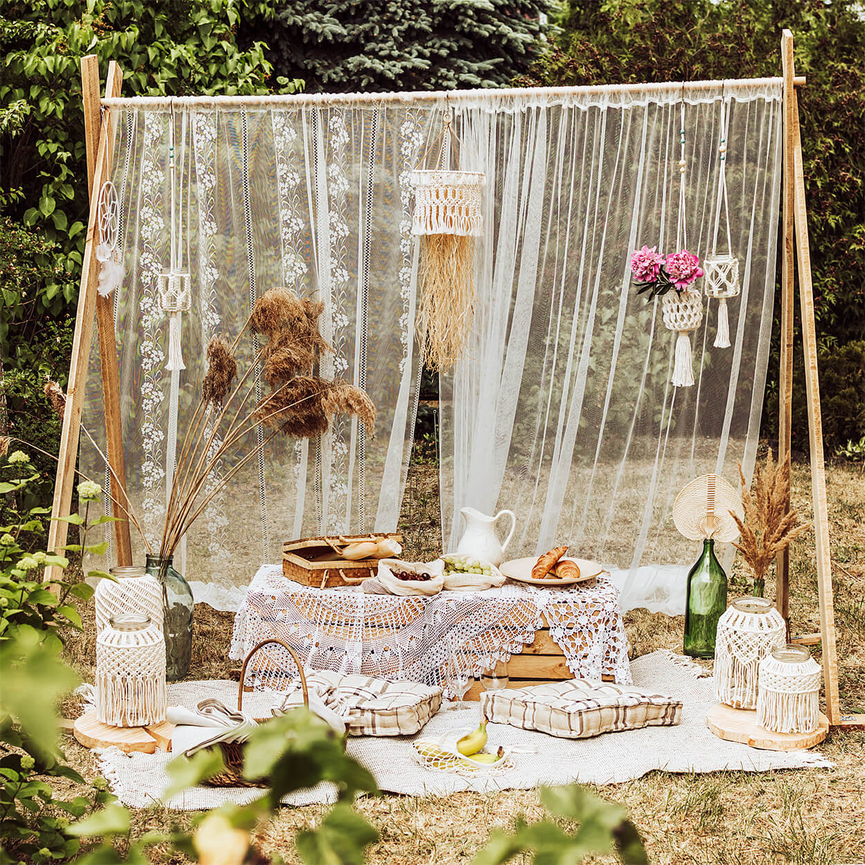 summer boho picnic