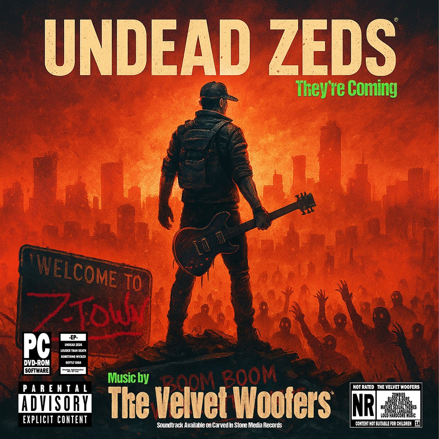 Undead Zeds - Soundtrack - Video Game - Movie - Comics - Music by The Velvet Woofers