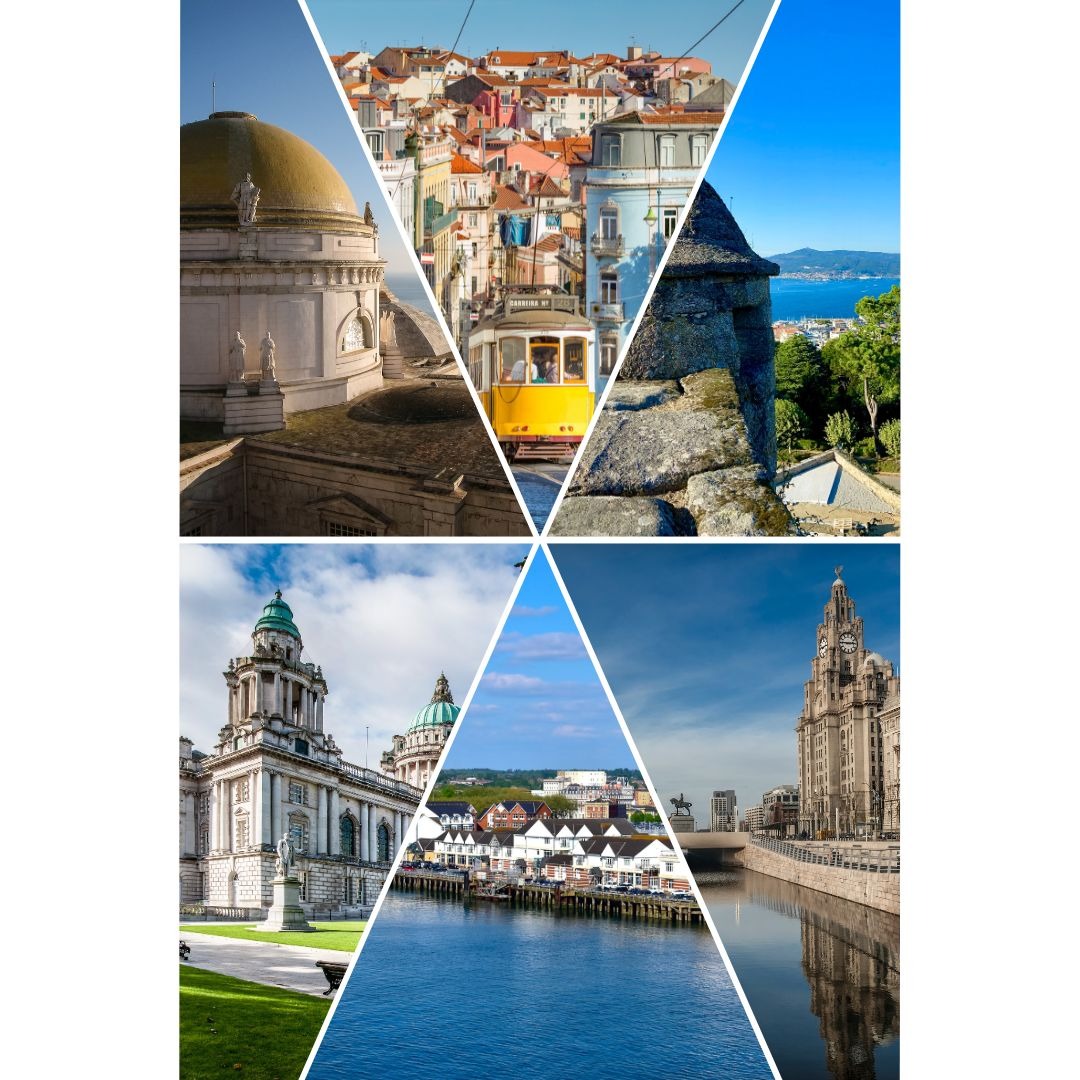 Guia de Portos do Atlantico com a principais capitais