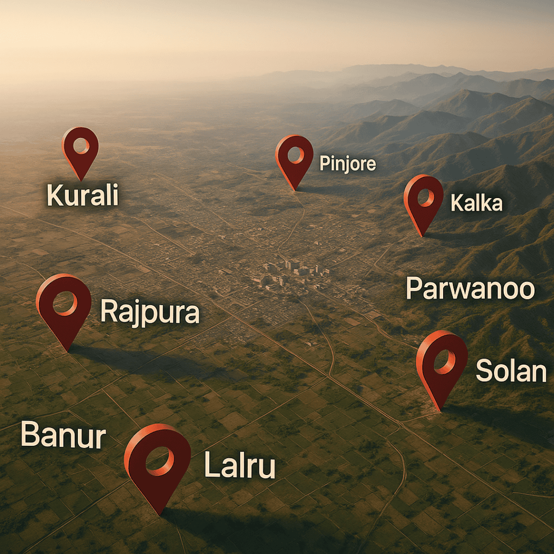 kurali rajpura banur lalru kalka parwanoo location pin on map