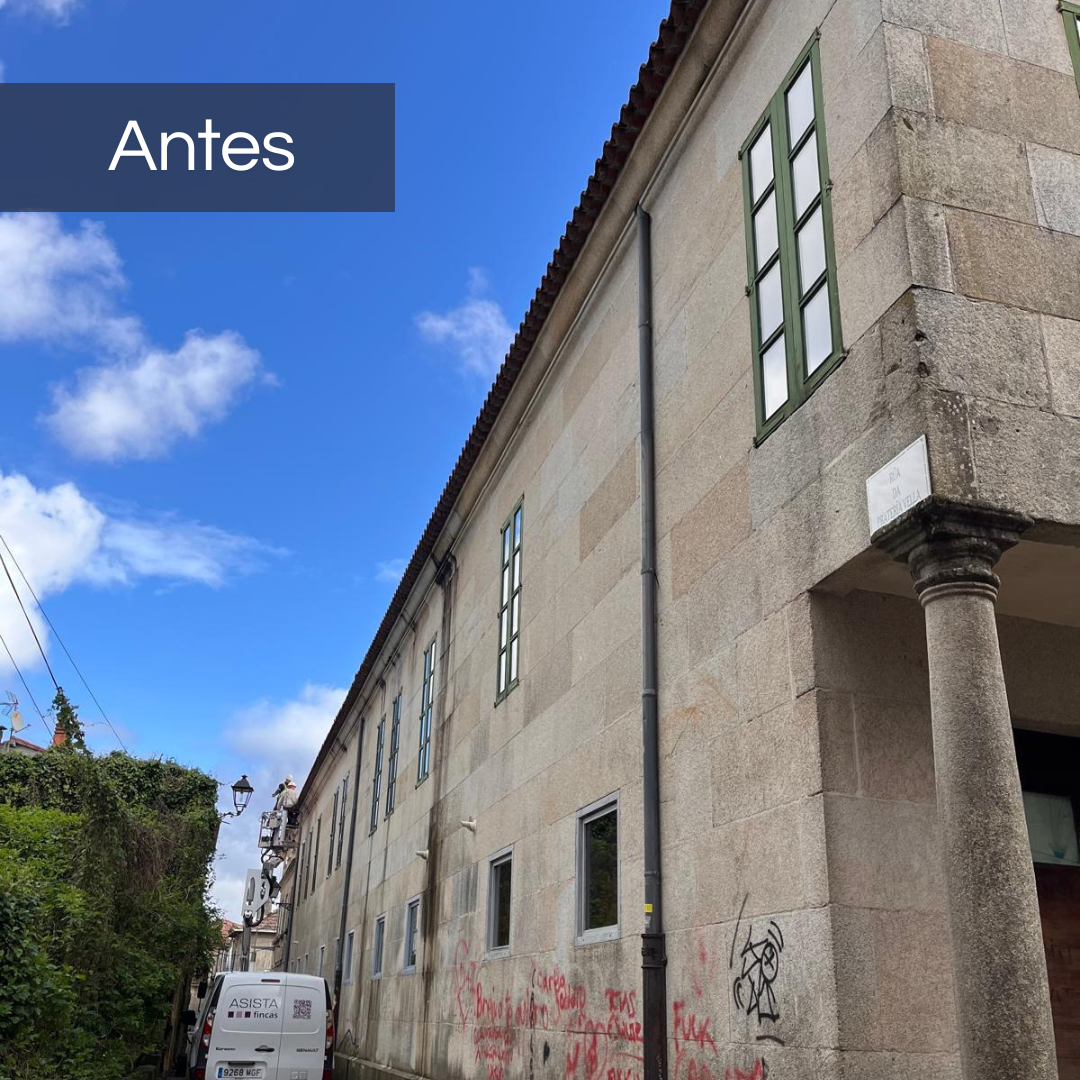 Mantenimiento de jardines y exteriores en Pontevedra. Desbroces, fincas, caminos, viales, piscinas.