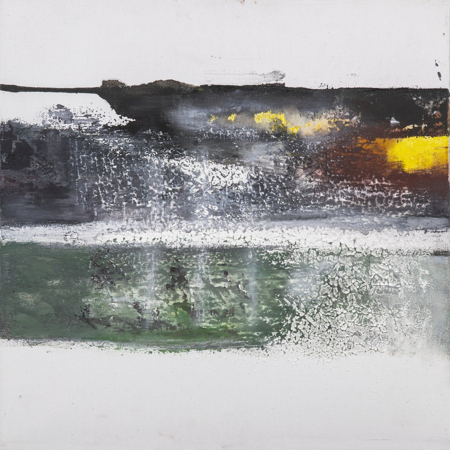 Landscape series/Sunspot above/ 200euro/2024/ 40x40/Acryl painting, mixed media