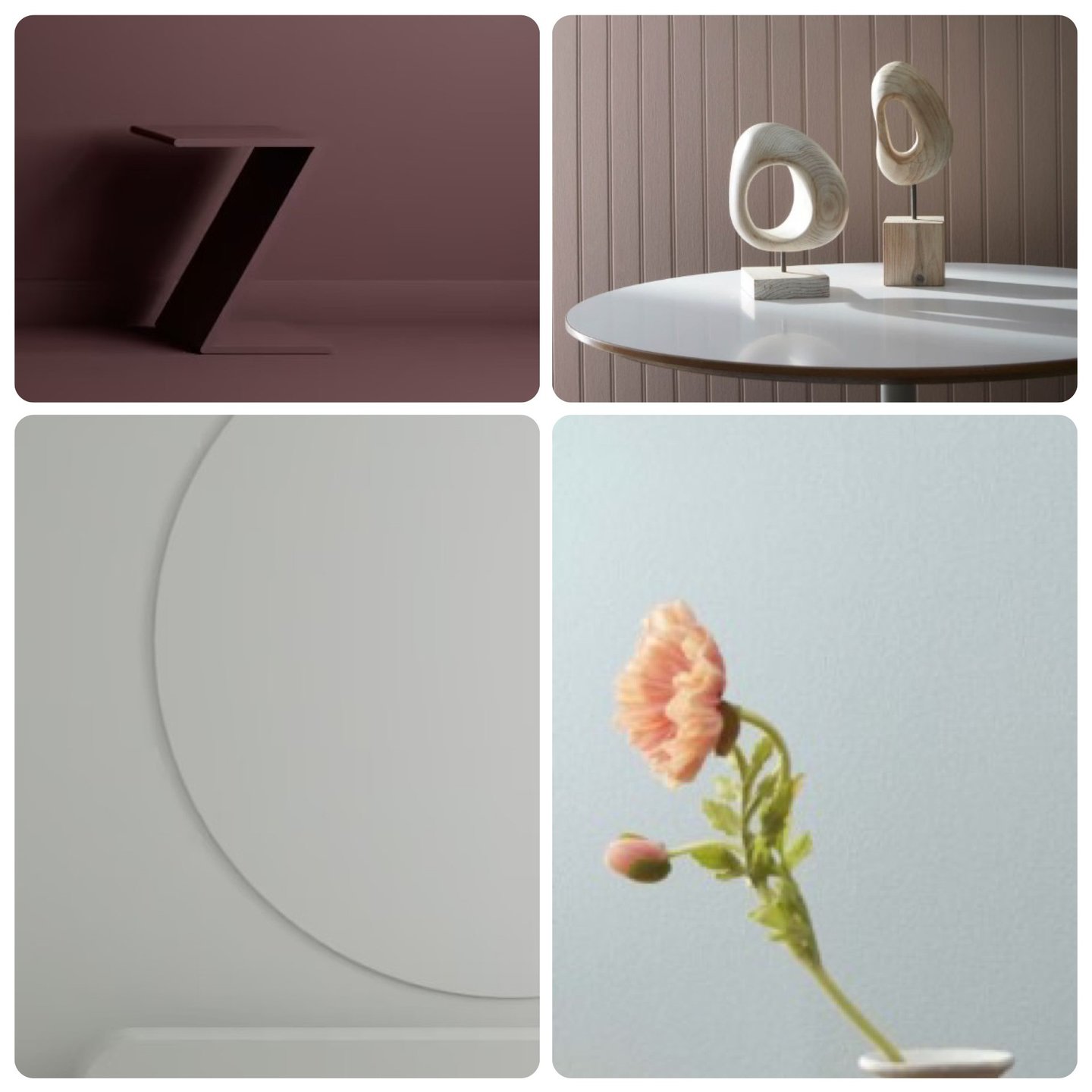 Photo of updated color options as a sample of our color consultation services