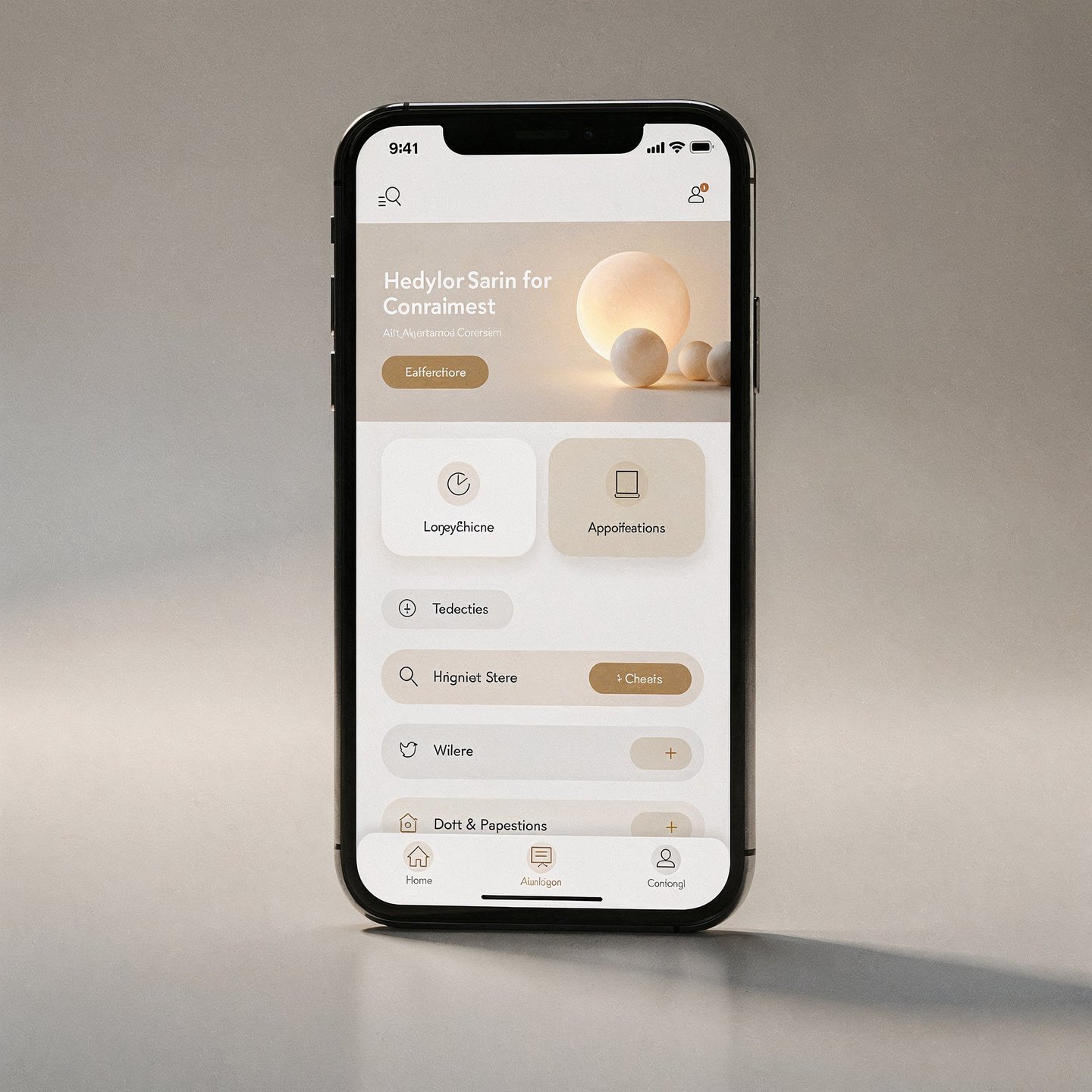 mockup de celular exibindo mini-site profissional para terapeuta no Instagram