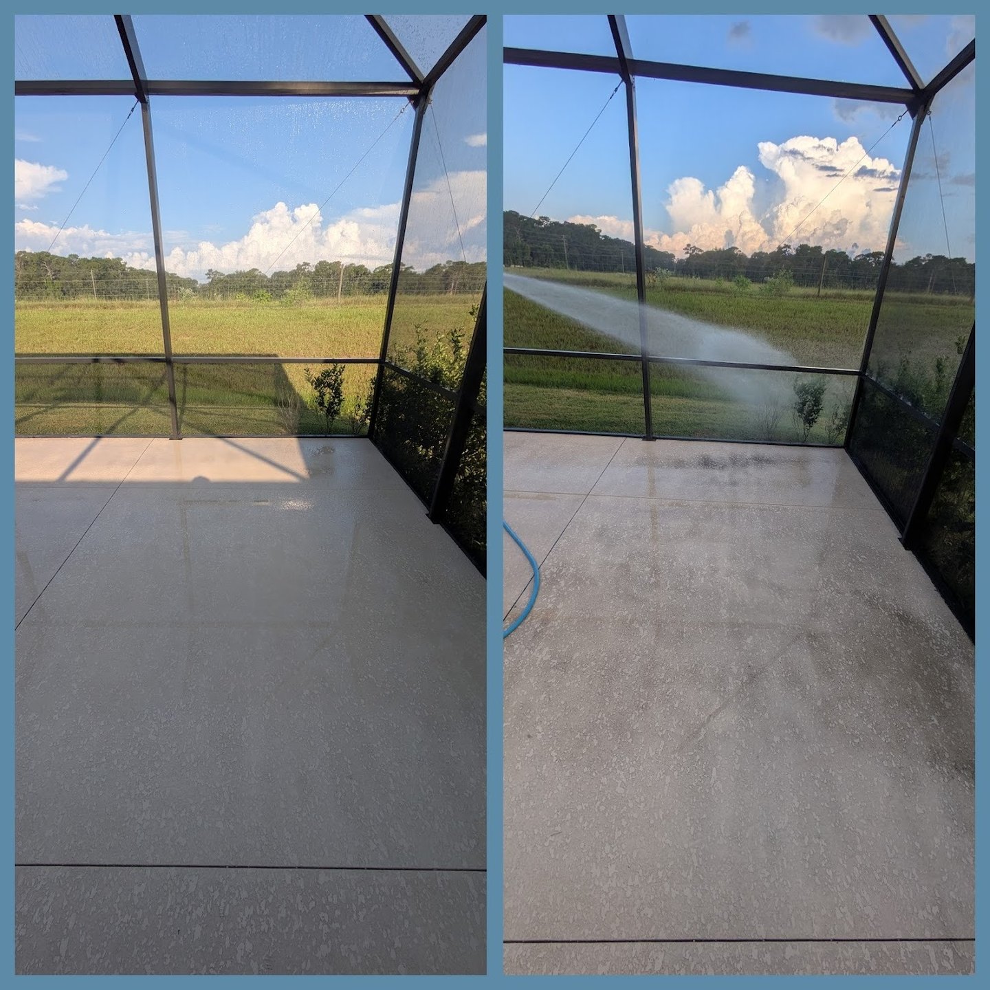 screen enclosure cleaning