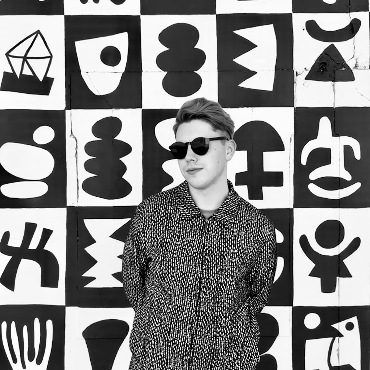 Profile picture in black and white of designer Dom Barsauskas