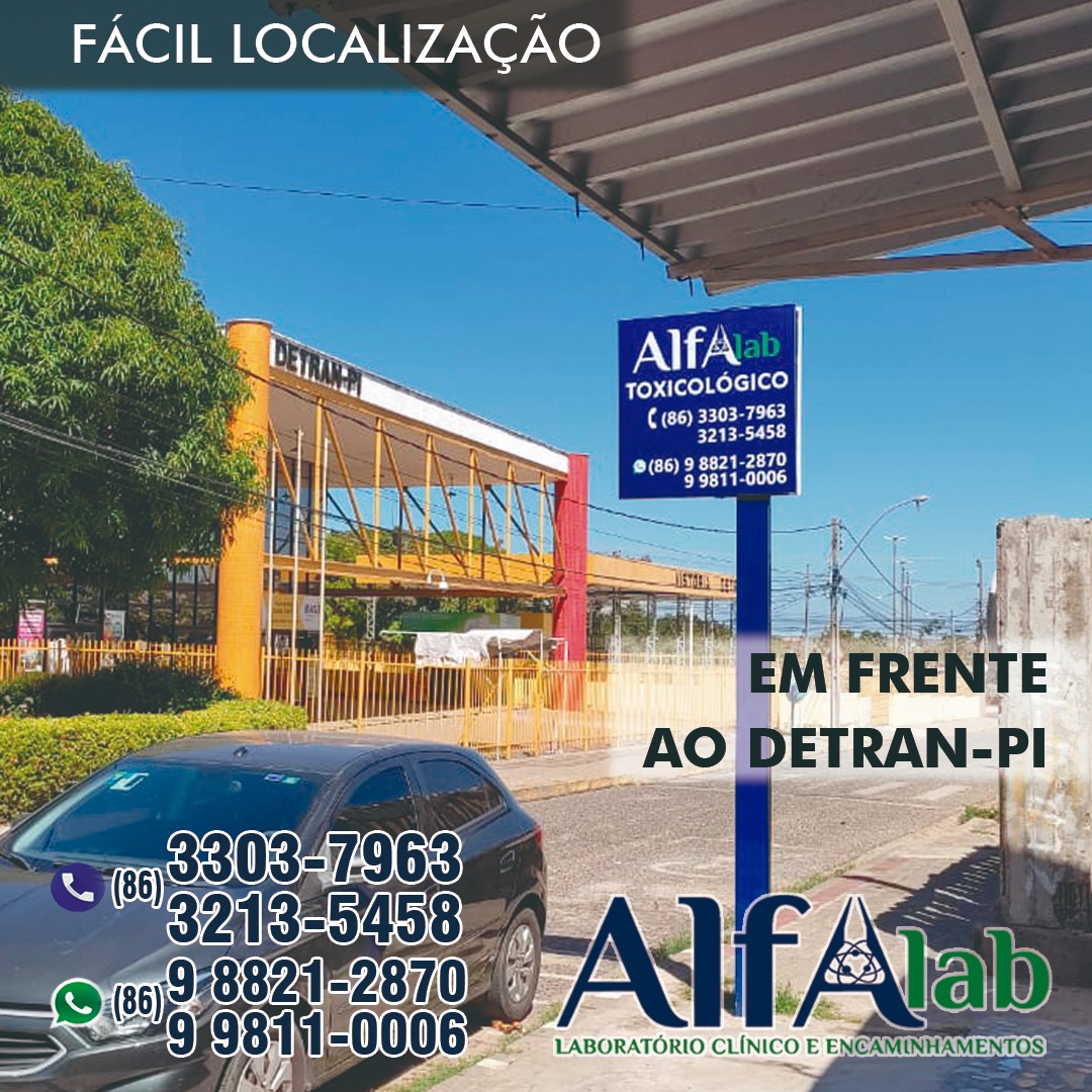 ALFALAB TOXICOLÓGICO DETRAN PI