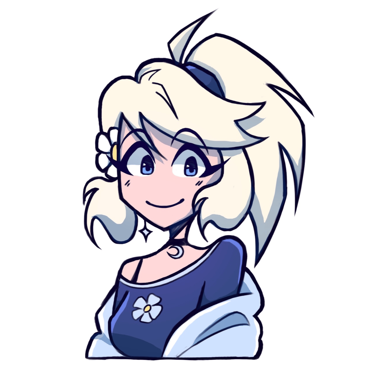 Cassylish spricht im Hörspiel "Existence -Das ewige Leben" .  Zeichnung von chaos.painter.