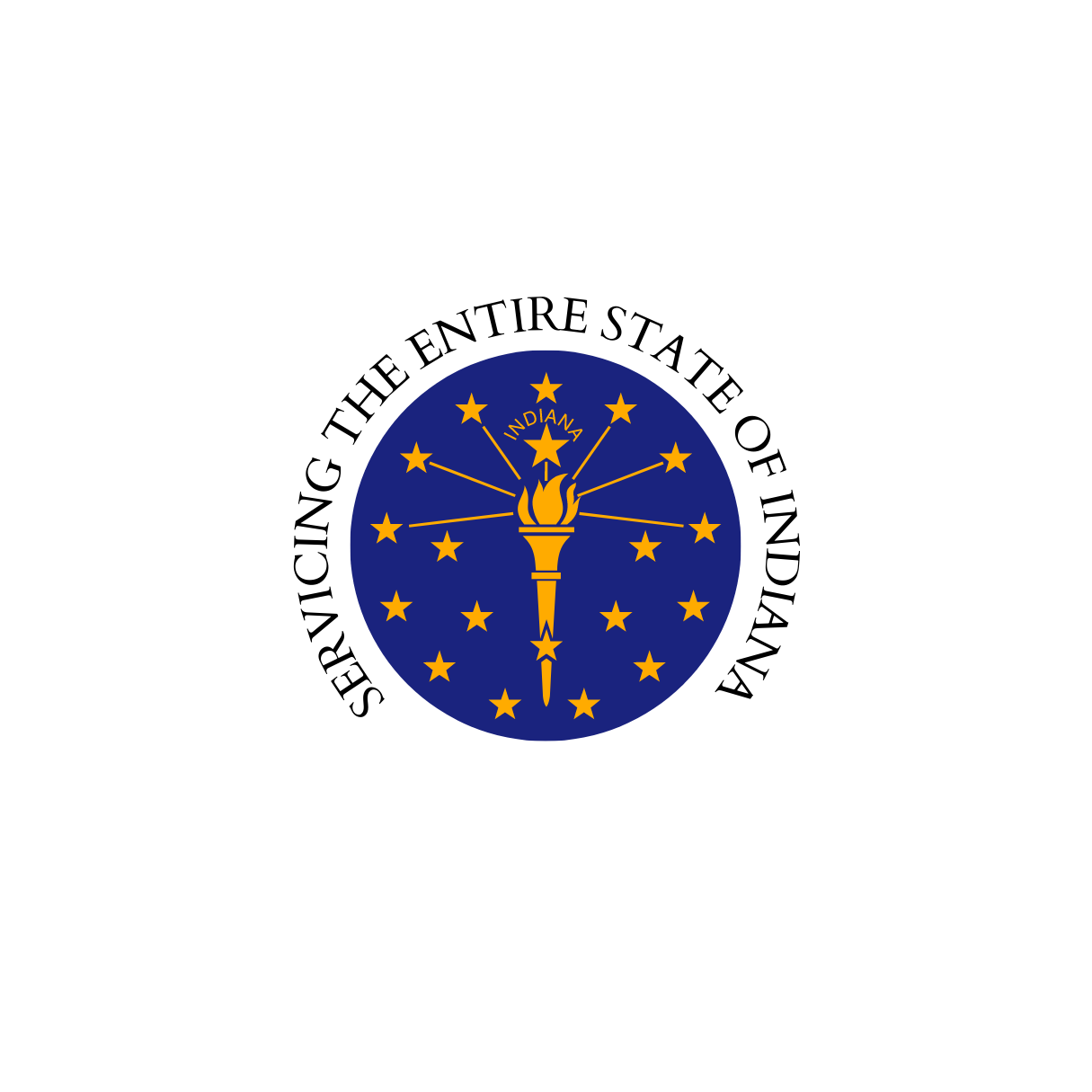 a flag of the state of indiana