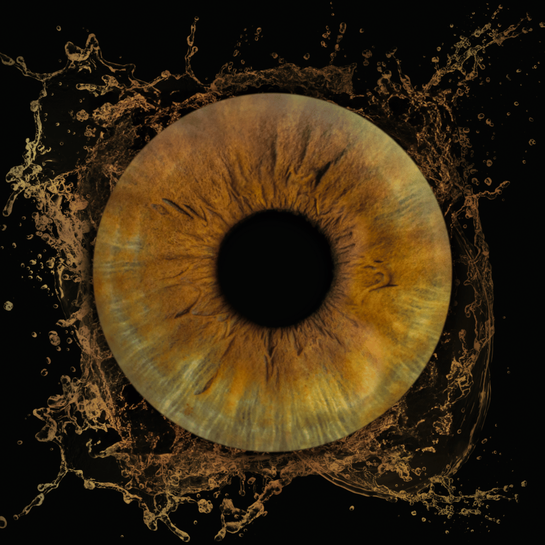 Close up of Dr. Denenberg's Iris, Iris Photography