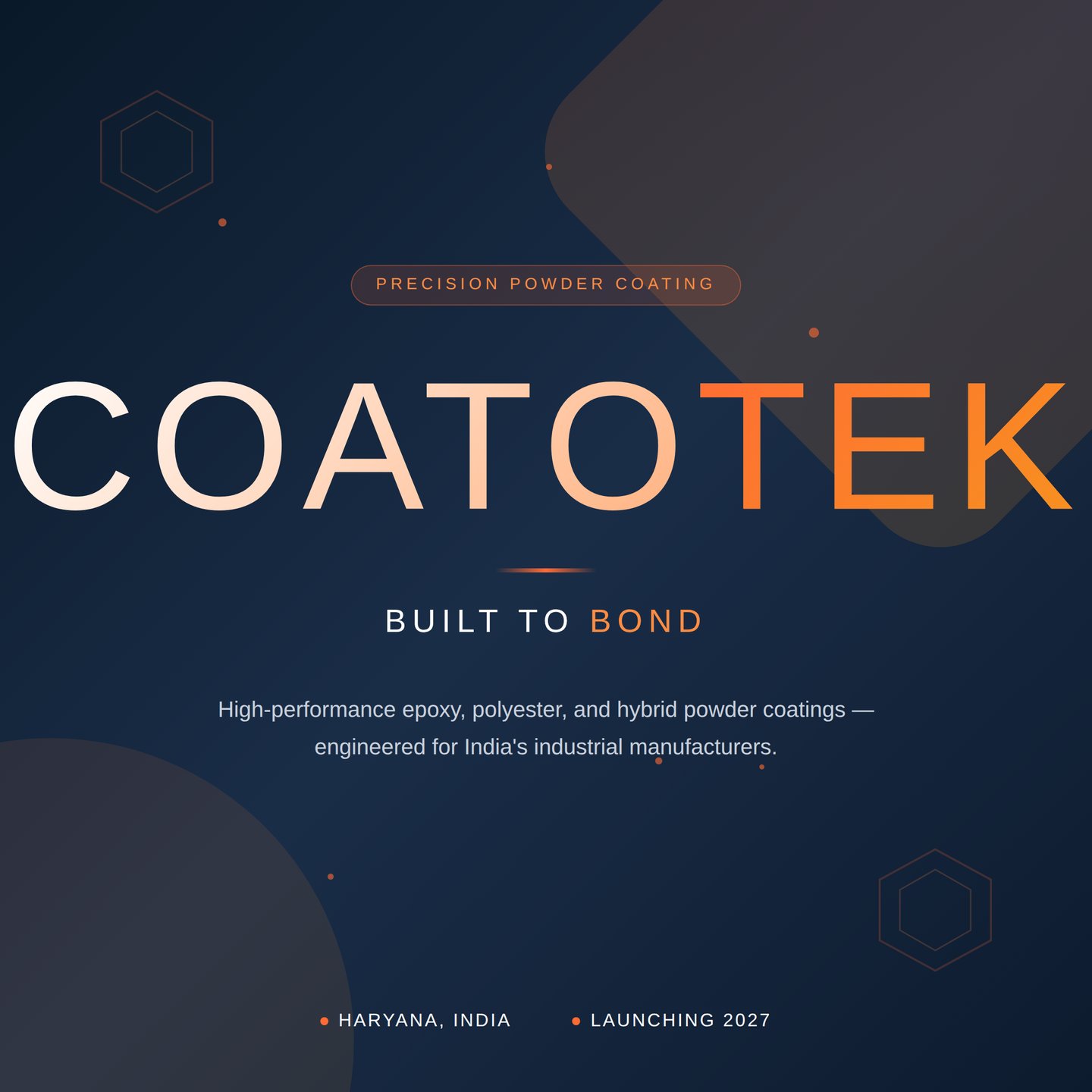 COATOTEK powder coating manufacturer logo and brand