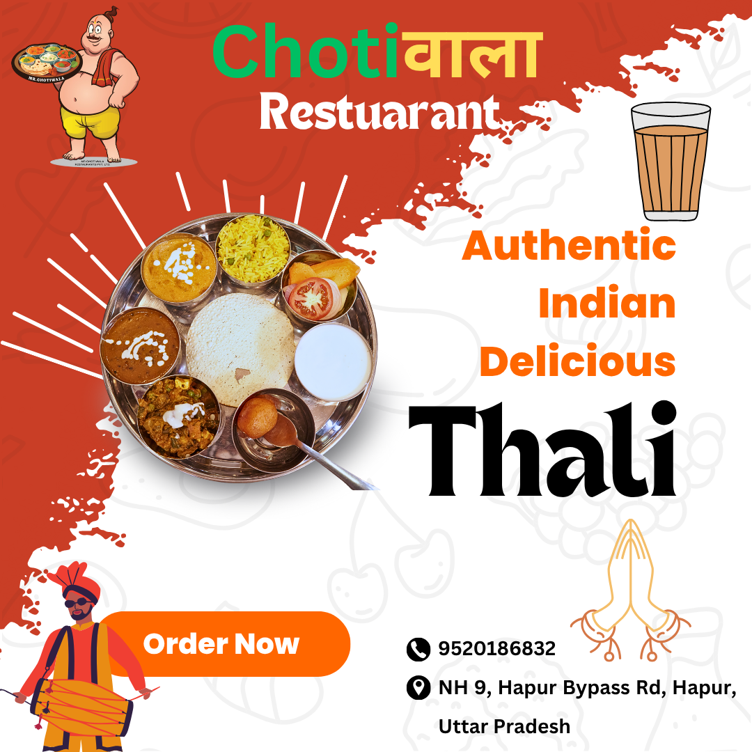 Top pure veg family restaurant on NH9 Hapur special thali