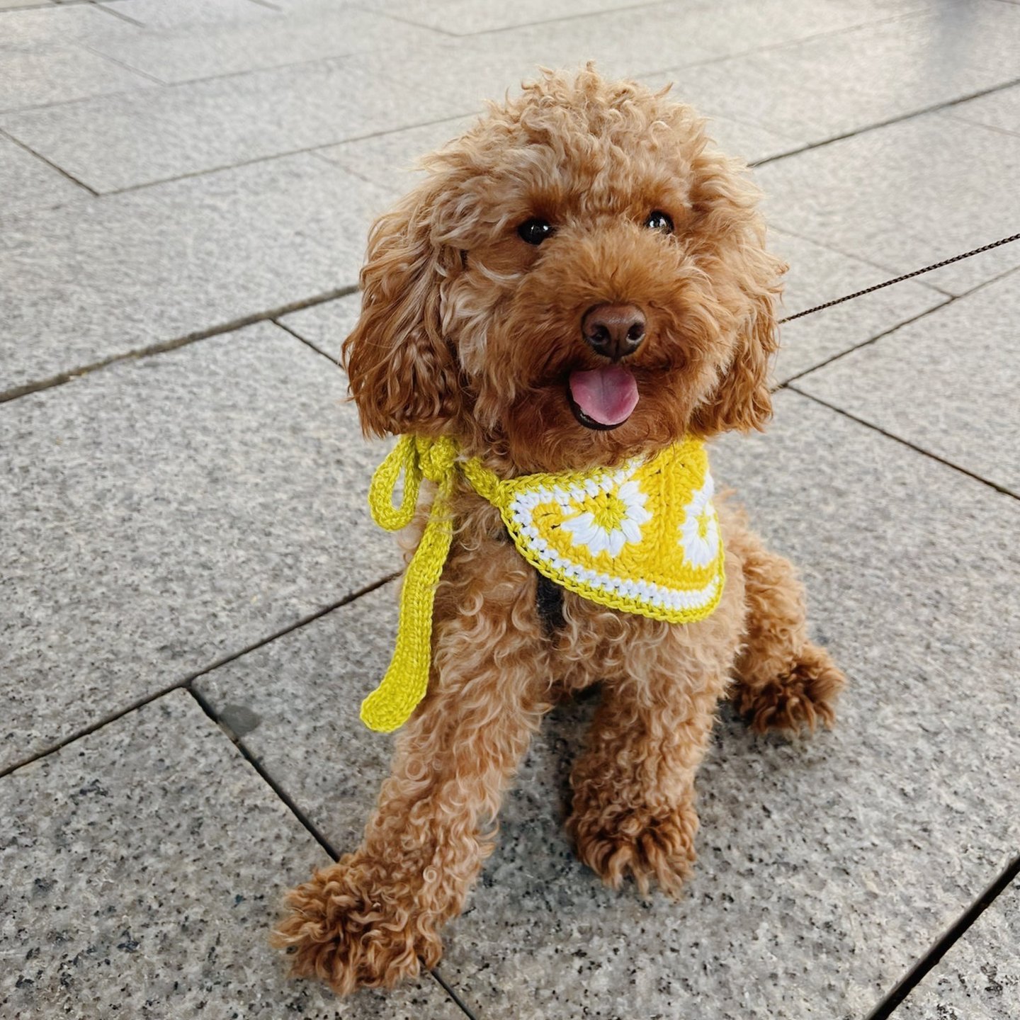 tutorial bandana de granny square de crochet