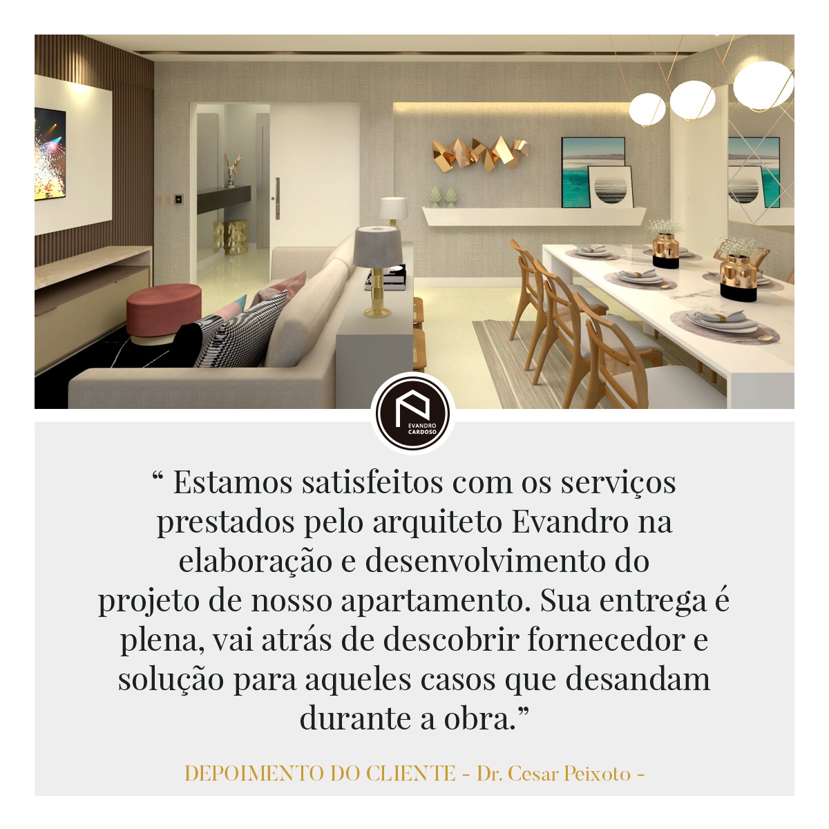 Depoimento de clientes de projeto de reforma em São Paulo