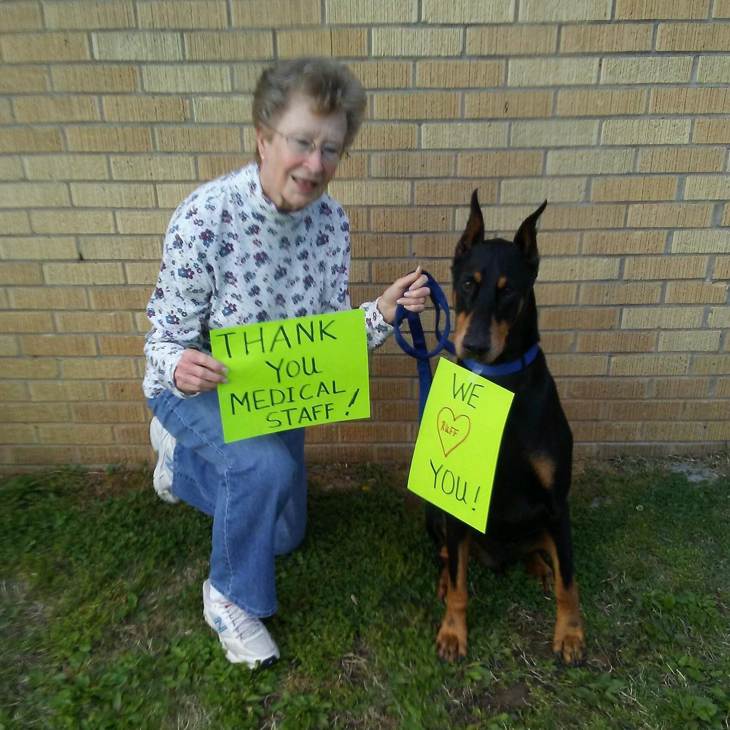 Therapy Dog Team Bentley and Janet.