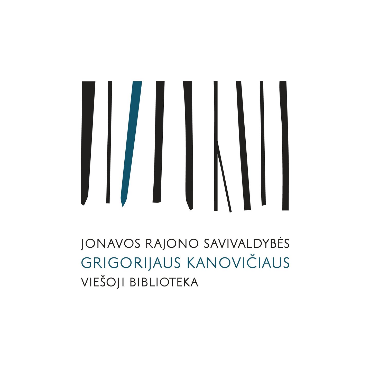 G. Kanovičiaus bibliotekos logotipas