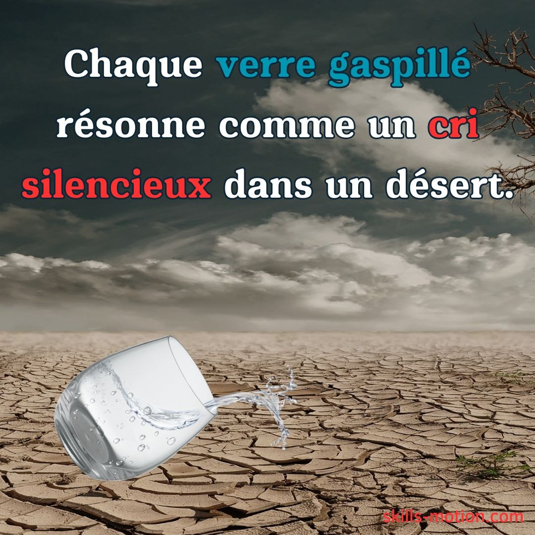 affiche de sensibilisation gestion eau