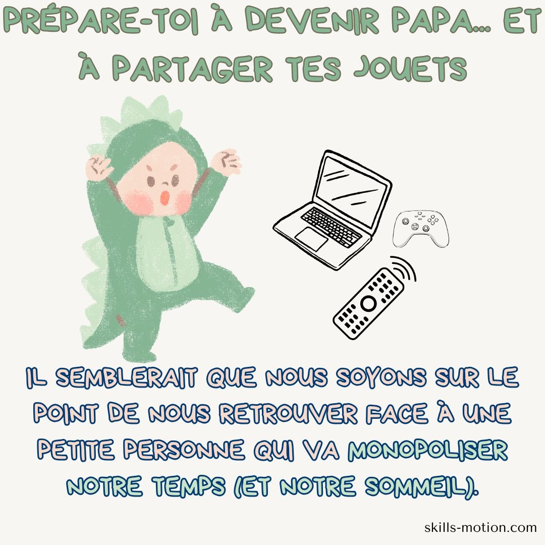 photo humour annonce grossesse papa