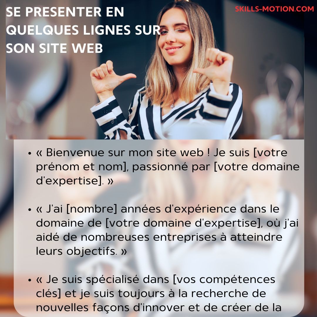 présentation personnelle exemple de texte de présentation de soi