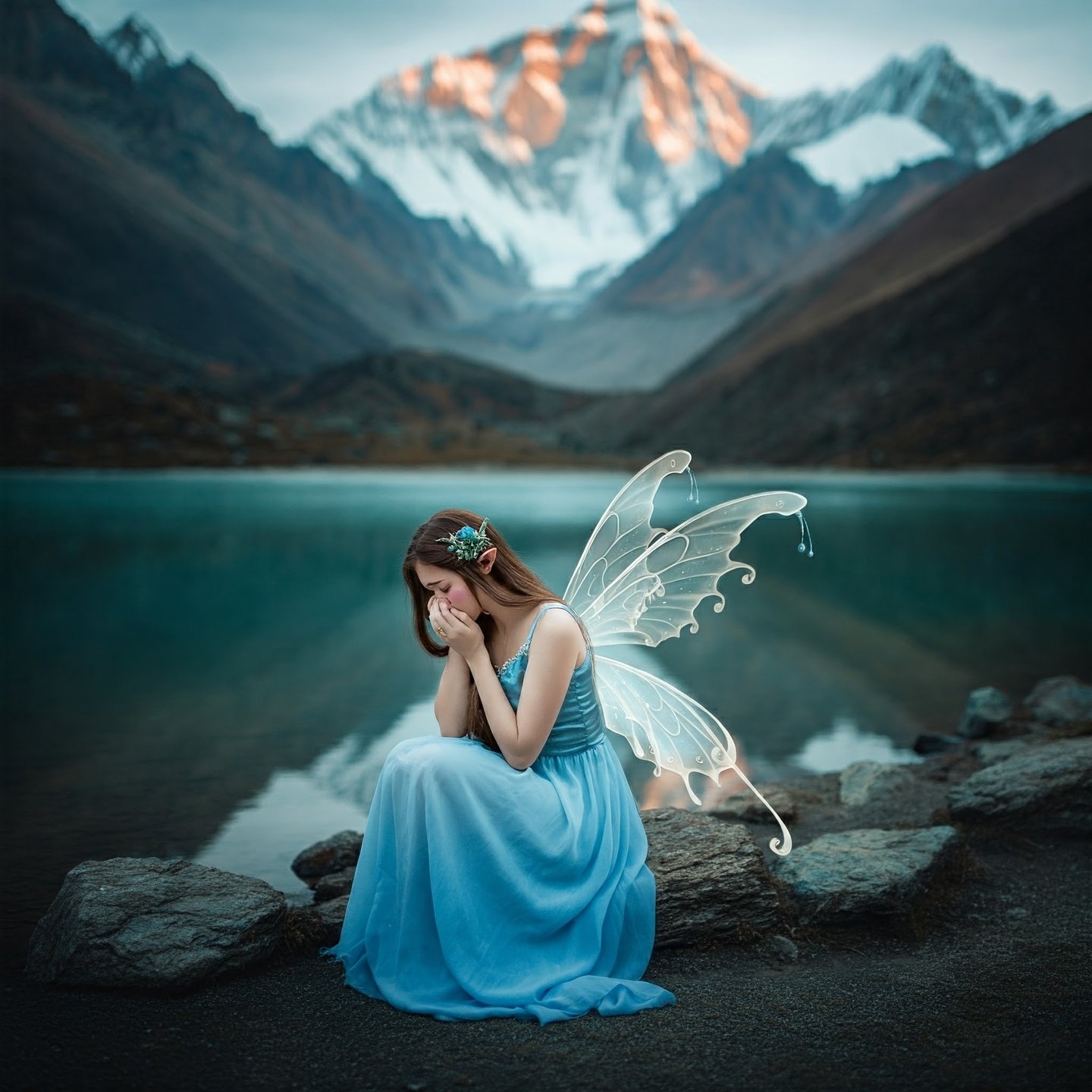 Fairy crying at Ansoo lake