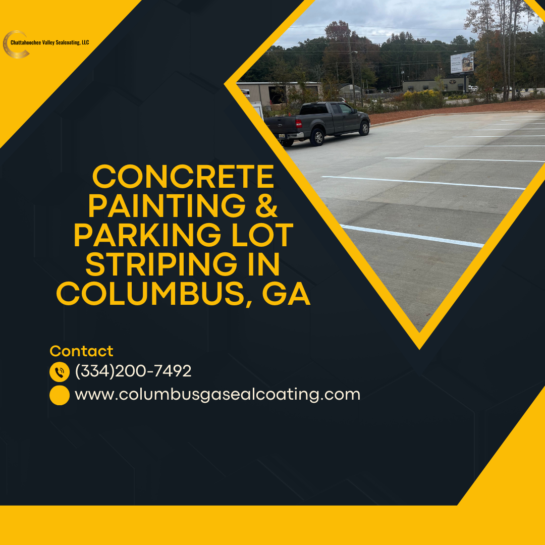 Concrete Painting & Parking Lot Striping in Columbus, GA