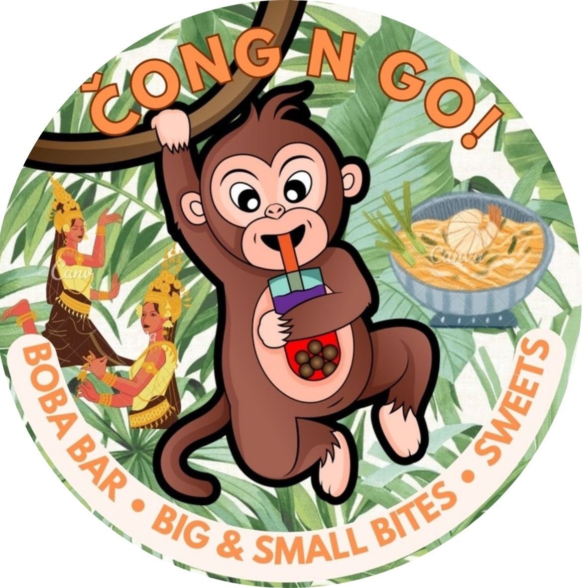 Cong N Go Monkey Logo, Cong N Go's message to customers!