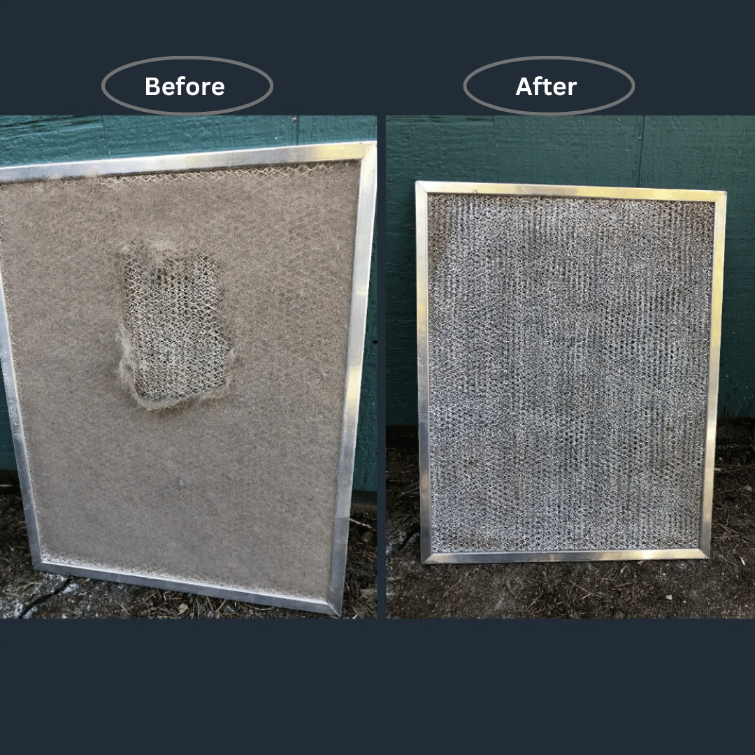 Completely blocked Air Filter and the result of mai cleaning it