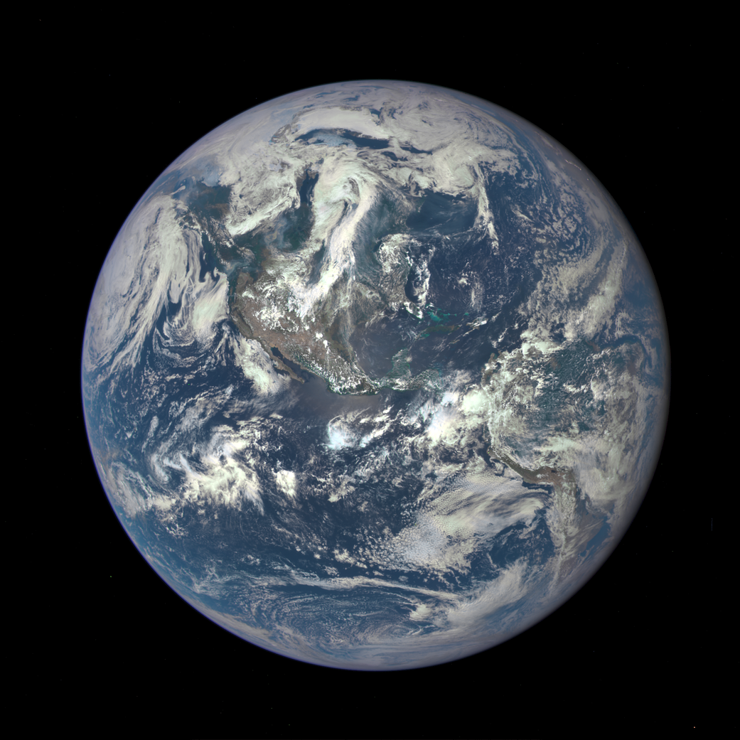 a picture of a planet earth from space