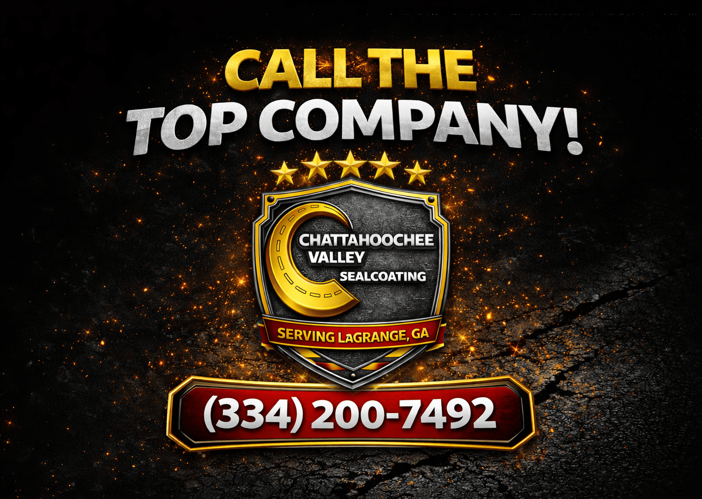 Call the Top Asphalt Company in LaGrange, GA | Chattahoochee Valley Sealcoating (334) 200-7492