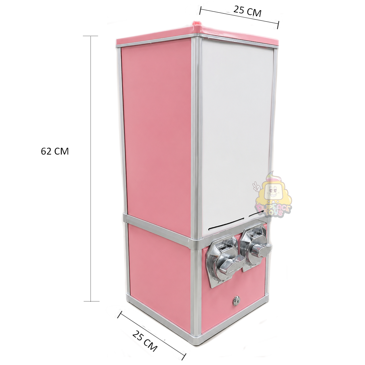 rental pink sticker vending machine