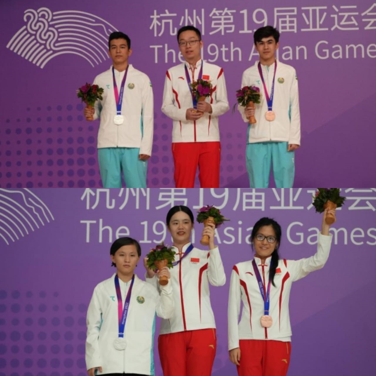 Asian Games: Wei Yi and Zhu Jiner clinch individual titles. Photos: Han Chuanhao, Xinhua News Agency