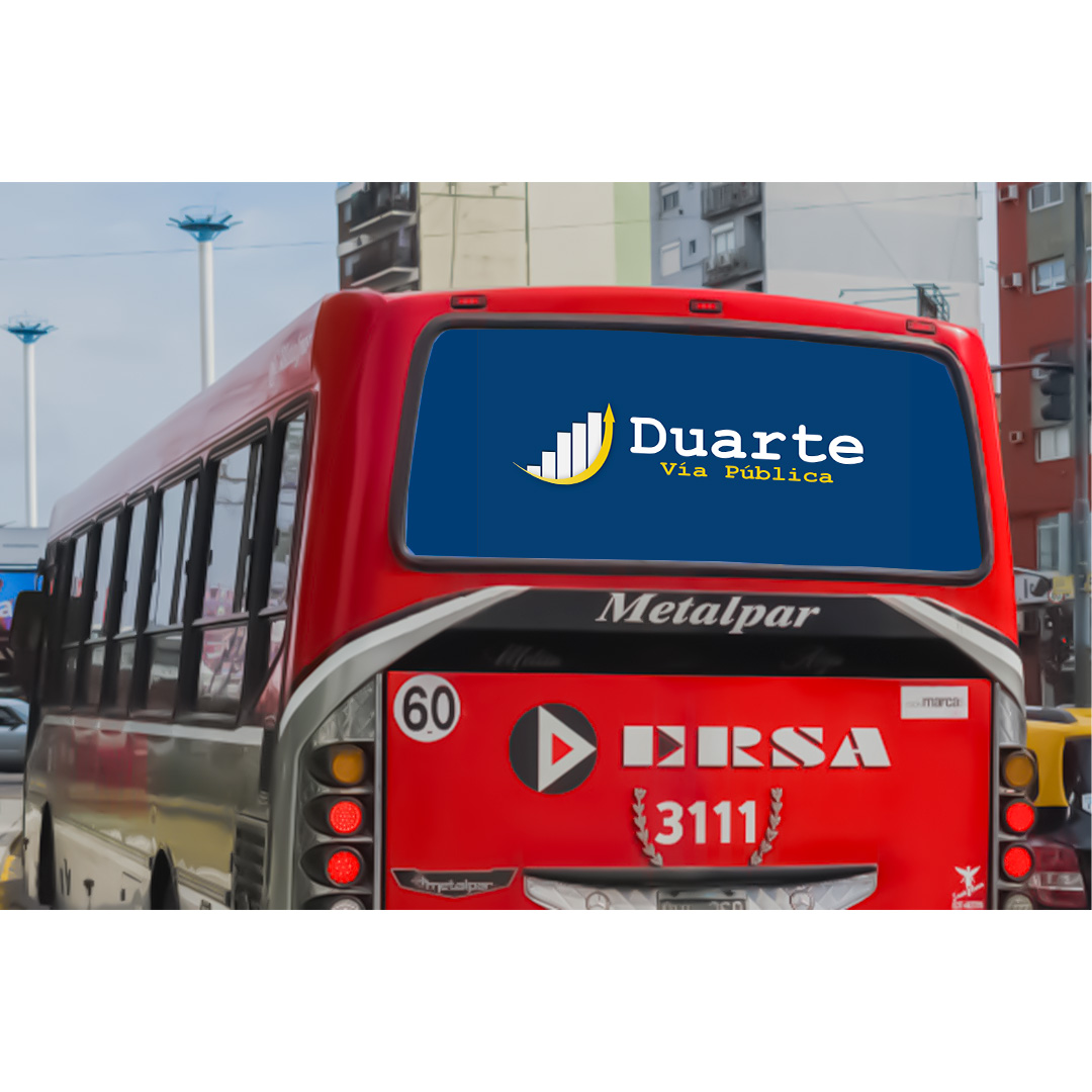 PUBLICIDAD LUNETA DE COLECTIVOS