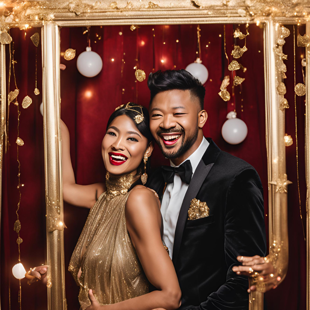 photobooth glamour fond velours