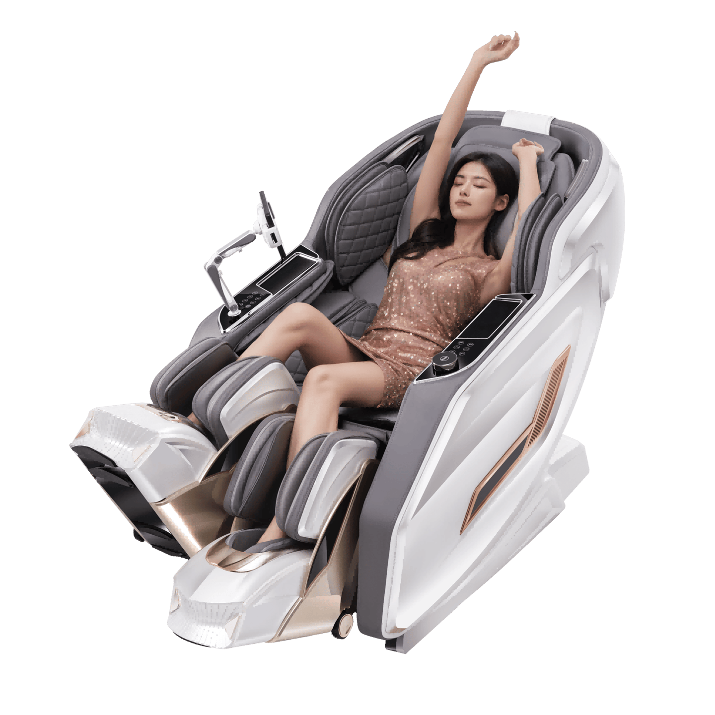 icarus 888-pro masaj koltugunda uzanan bir kadın