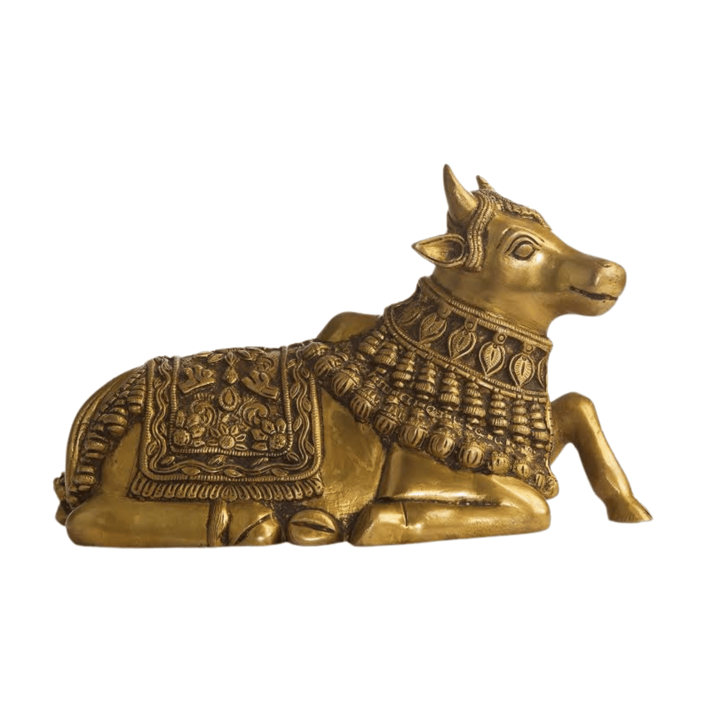 handmade brass cow statue India