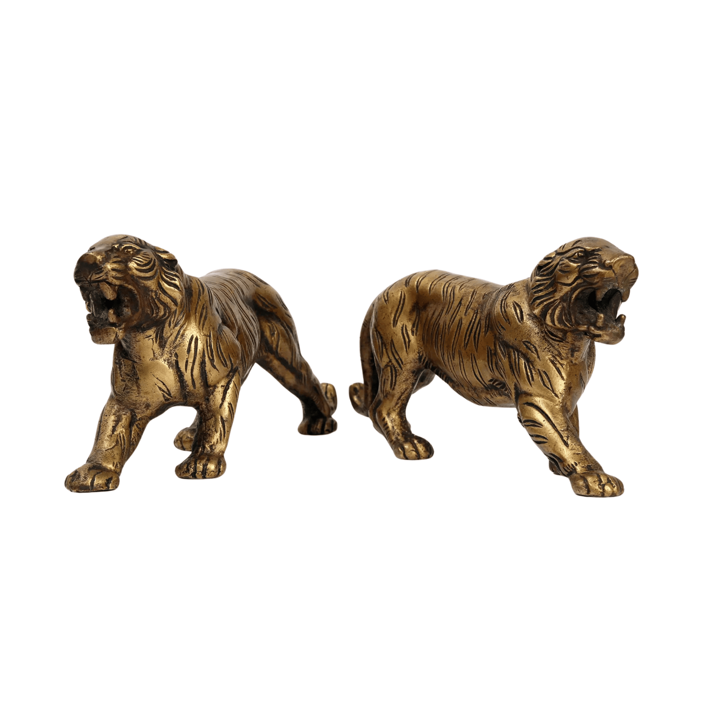 decorative animal wall statues brass