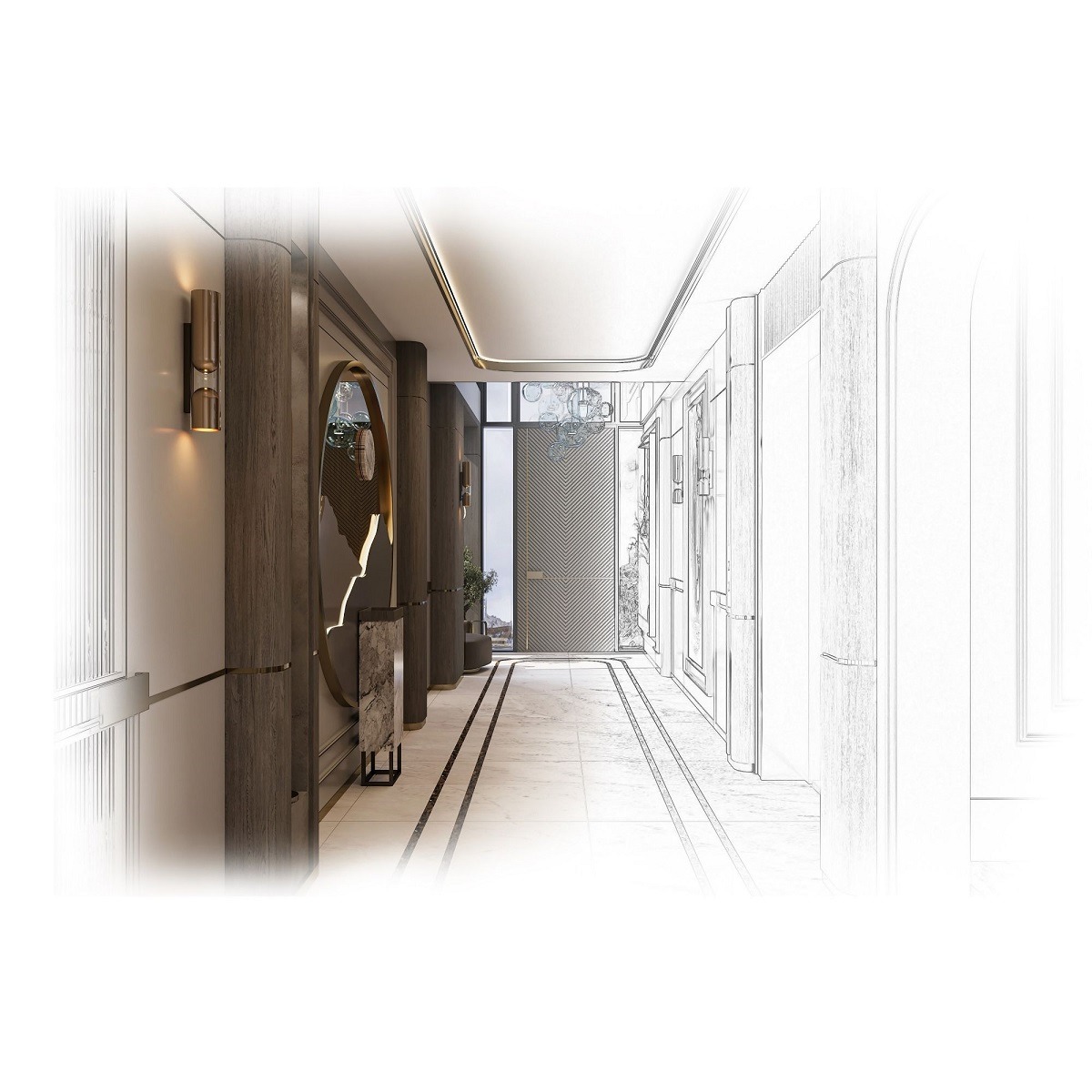 La Féra Interior Design 'a ait modern iç mekan konsept geliştirme çalışması