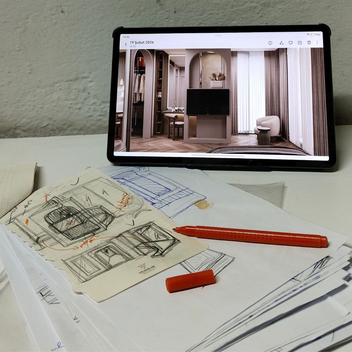 La Féra Interior Design proje yönetimi ve uygulama süreci.