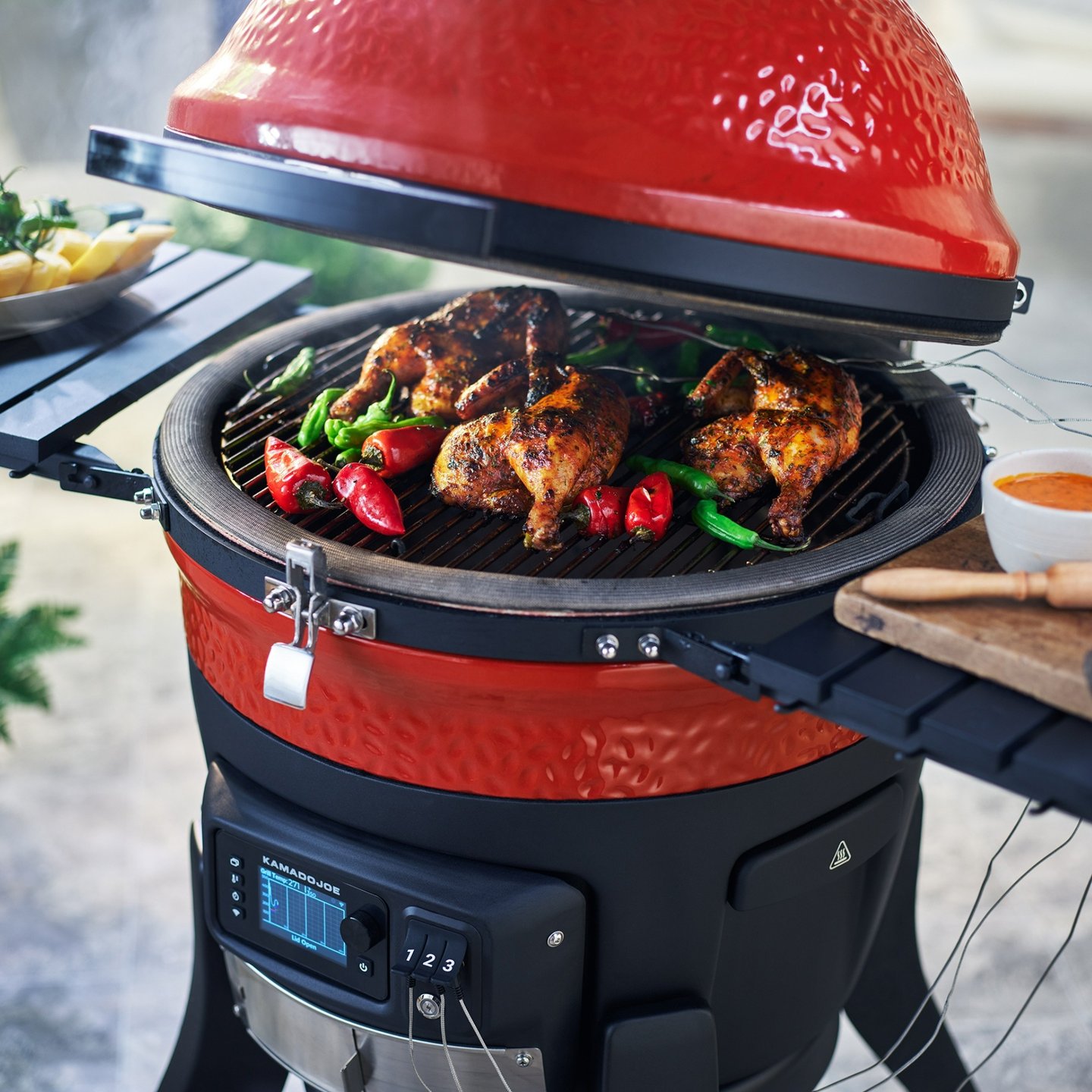 Kamado joe konnected ceramic bbq grill showroom southampton 