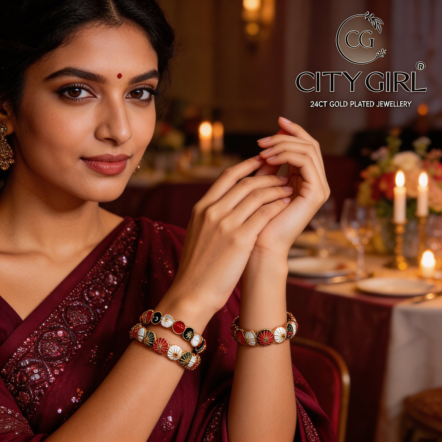 gold covering bangles- City Girl Jewellery - designer bangles - fashion jewellery 