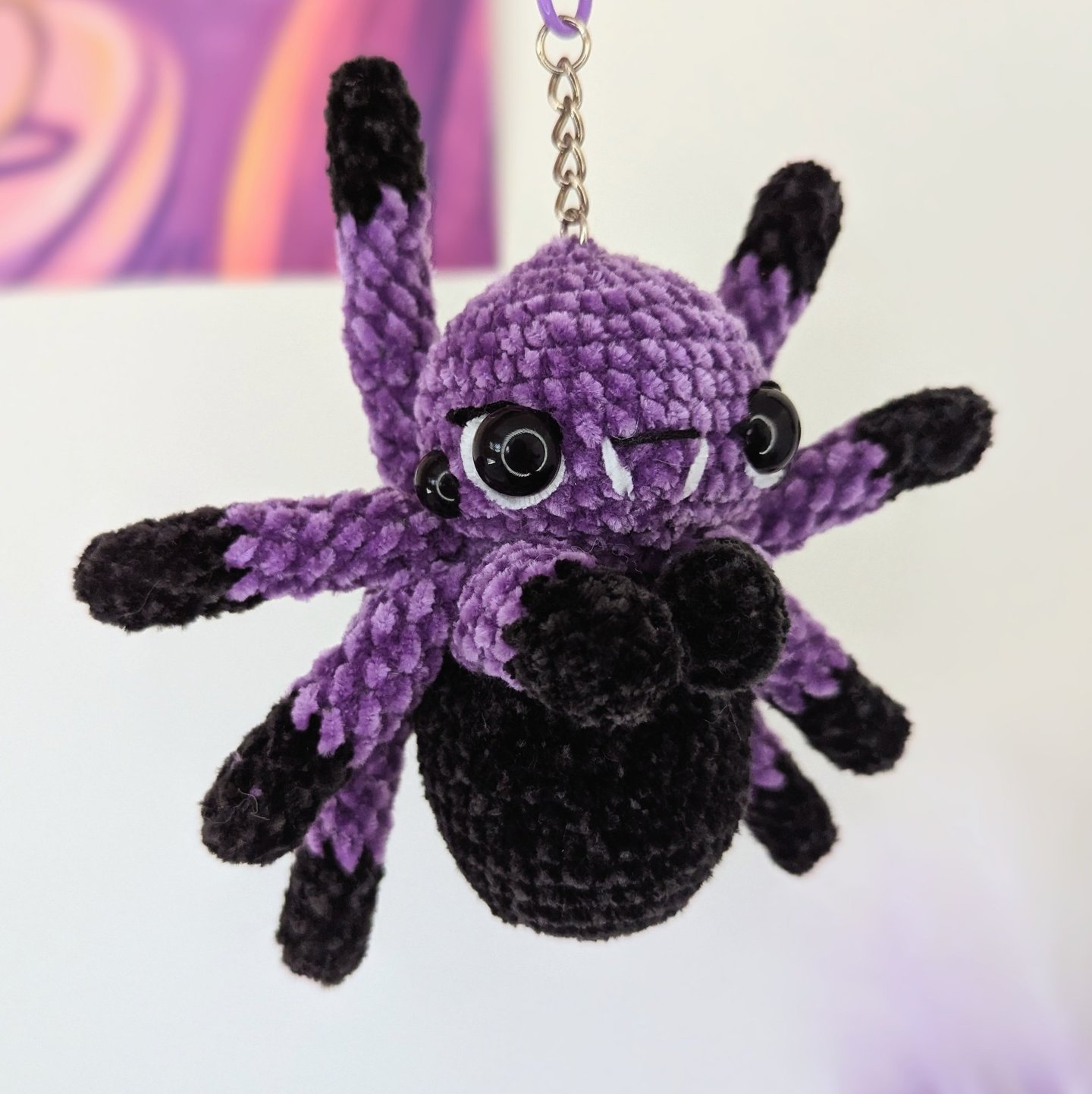 Tarantula plushie soft toy avicularia purpurea