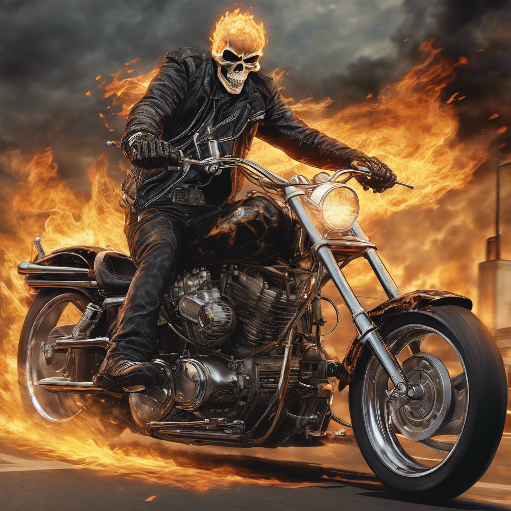 orange and black motorcycle