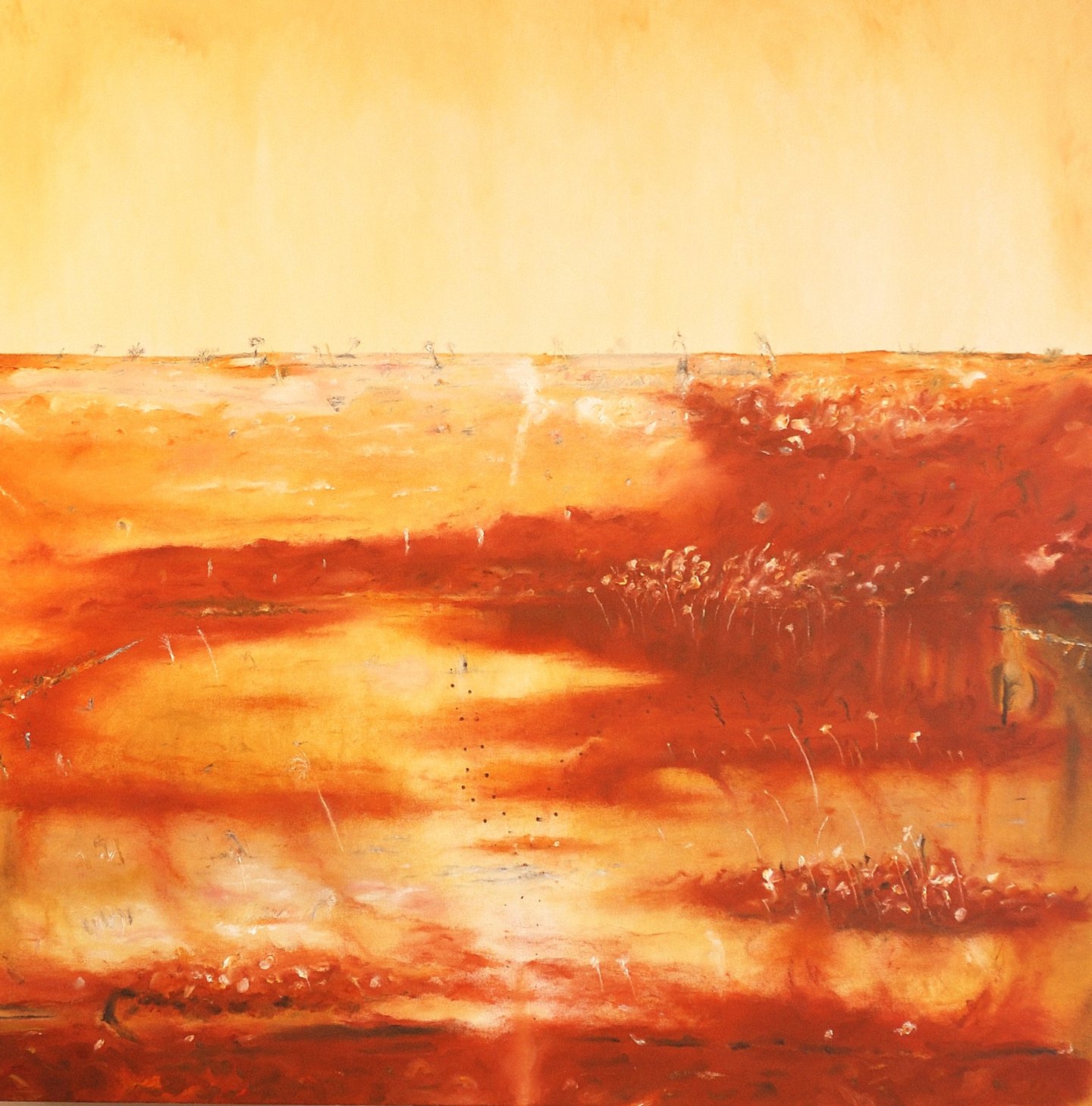 Landscape 11. Oil on canvas. 2023. 122 x 122 cms.