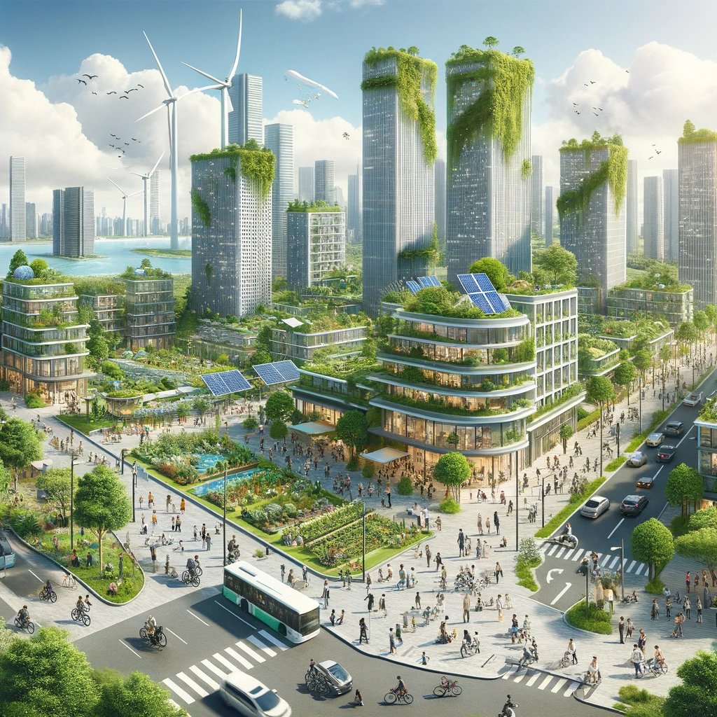 Economic progress coexisting with environmental sustainability 