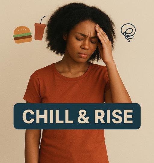 a woman with a hamburger